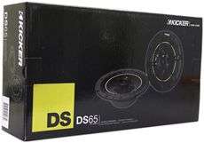 PAIRS OF KICKER DS65 6.5 400W COAXIAL CAR SPEAKERS 713034055334 