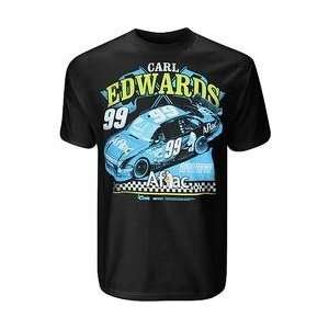  Chase Authentics Carl Edwards Vintage Car T Shirt   CARL 