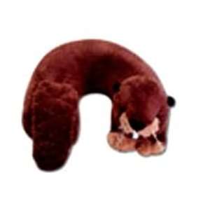  Cloudz Kidz Plush Neck Pillow (Beaver)