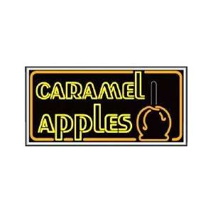 Caramel Apples Backlit Sign 20 x 36