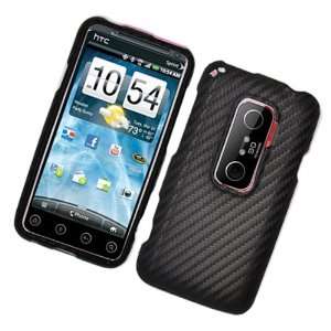 Black Carbon Fiber Fabric Snap on Hard Skin Shell Protector Faceplate 