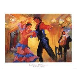  La Pareja del Flamenco by Sharon Carson 28x22