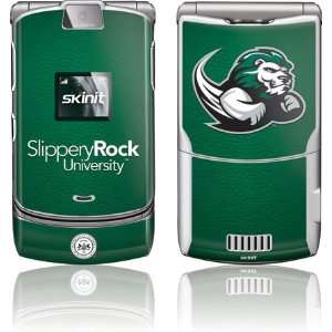  Slippery Rock University   Green skin for Motorola RAZR V3 