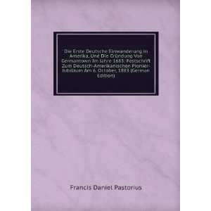   9785877337749) Francis Daniel Pastorius Oswald Seidensticker Books