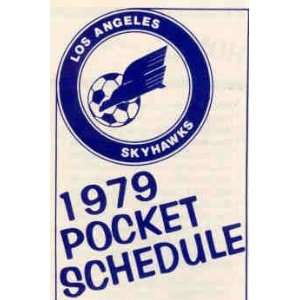    1979 Los Angeles Skyhawks Pocket Schedule