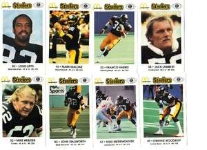1984 Pittsburgh Steelers Police Complete Set (16) McDonalds Kiwanis 
