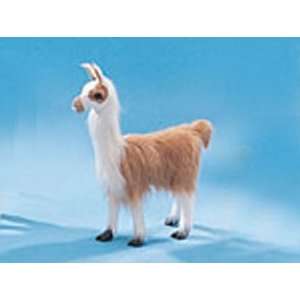  6 Brown Llama Furry Animal Figurine Toys & Games