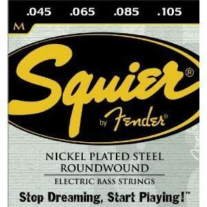  Fender Squier Nklstl Bass 45 105 Set