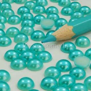 1000 pieces of mini hemisphere flat back acrylic pearl which is 