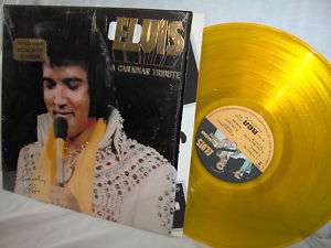ELVIS PRESLEY A CANADIAN TRIBUTE GOLD vinyl LP  