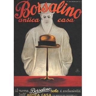 FASHION ITALIAN HAT BORSALINO ANTICA CASA ITALIA ITALY 24 X 36 