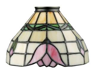 shade tiffany style stained glass tulip glass only see our