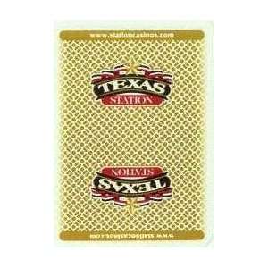  Texas Station Casino Las Vegas Yellow Playing Cards 