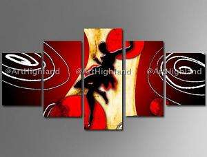 Huge Abstract Oil Painting Canvas Wall Art Decor Dancer  