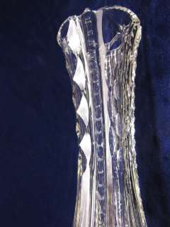 Bud Vase Glass Ornate Design  