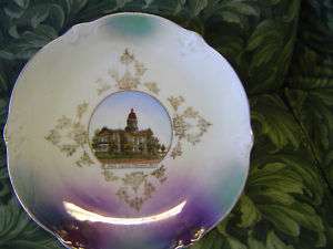 CHEYENNE WYOMING SOUVENIR PLATE STATE CAPITOL GERMANY  