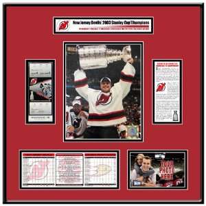  2003 Stanley Cup Ticket Frame   Devils