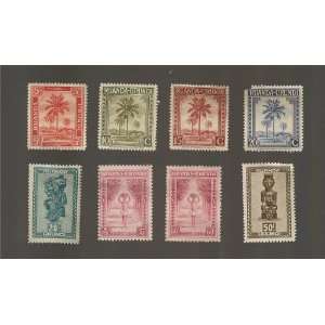  Lot of Ruanda (8) Uncancelled Stamps 