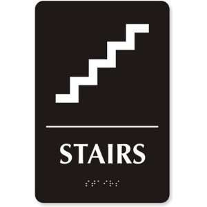  Stairs TactileTouch Sign, 9 x 6