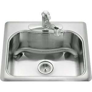  Kohler Staccato Stainless Steel Single Basin Sink