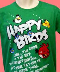 Angry Birds Spoof   Catholic T shirt  