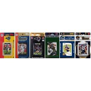  NFL St. Louis Rams Six Different Licensed Trading Card 