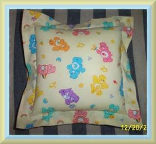CSTM Carebears Fabric Nursery Toddler Throw Pillow BCMM  
