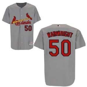  2012 New MLB St. Louis Cardinals #50 Wainwright White/grey 