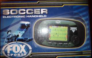 SOCCER ELECTRONIC HANDHELD FOX SPORTS BY EXCALIBUR NEW IN BOX 