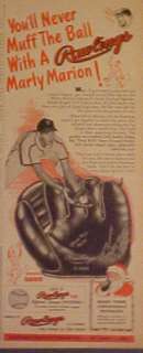   St.Louis Cardinals Rawlings Baseball Gloves Vintage Sports AD  