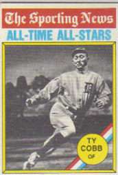 Ty Cobb Sporting News All Time All Star Topps  