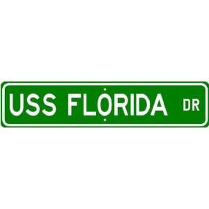  USS FLORIDA SSGN 728 Street Sign   Navy