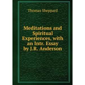   , with an Intr. Essay by J.R. Anderson Thomas Sheppard Books