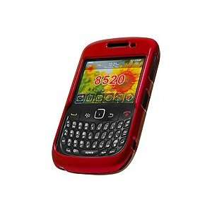 com Cellet Solid Red Proguard For Blackberry Curve 8520 Cell Phones 