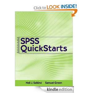 SPSS QuickStarts Neil J. Salkind, Samuel Green  Kindle 