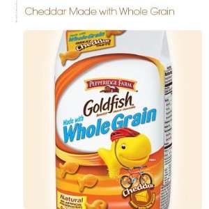 Pepperidge Farms Goldfish Cheddar Crackers made with Whole Grain 6.6 