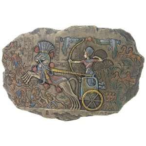 Egyptian Gallery   Ramses II on Chariot Wall Plaque