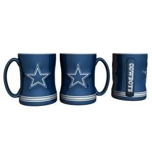  Dallas Cowboys Coffee Mug   15oz Sculpted Sports 
