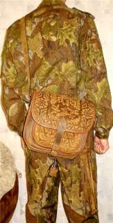 New Luxury Leather GAMEBAG. Hunting bag. CARTRIDGE BAG  