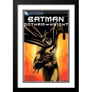 Batman Gotham Knight 20x26 Framed and Double Matted Movie Poster   A