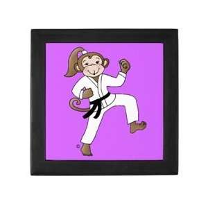  Martial Arts Monkey Girl Tile Box
