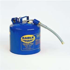  Eagle 2 Gallon Type II Safety Can with 5/8 Flex Spout, Blue 