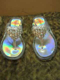   girlie heart embellished sandals flip flops 6 casual wear jelly  