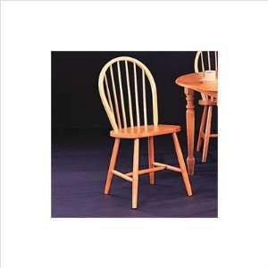   Home 4127 Montrose Side Chair with Spindle Back in Natural (Set of 4