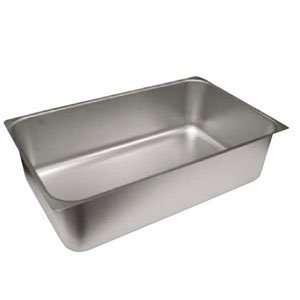    Stainless Steel Full Size Spillage Pan   6 Deep