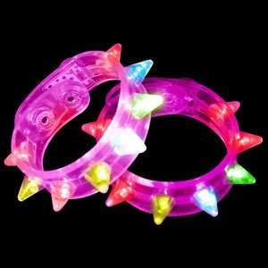  LED Spike Bracelet Pink Toys & Games