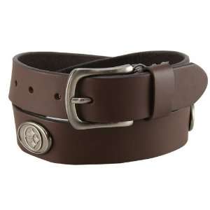 Pittsburgh Steelers Brown Leather Concho Belt  Sports 