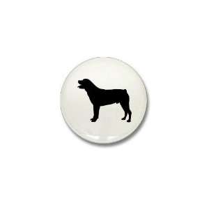  Rottweiler Pets Mini Button by  Patio, Lawn 