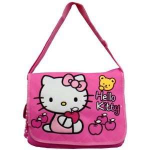  Hello Kitty Messenger Bag (Pink W/bear) 