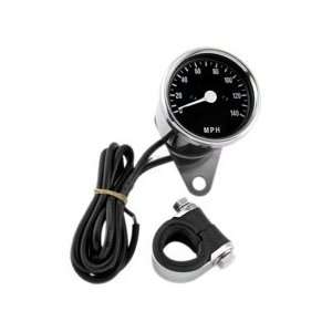  Bikers Choice Electronic Speedometers   Black Face , Color 